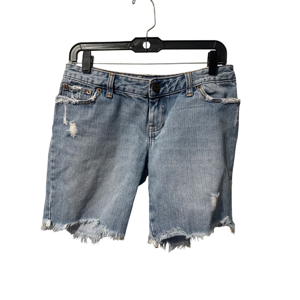 ⭐️ Women’s American Eagle Low Rise Distressed Shorts Size 4 Beqchy Casual
